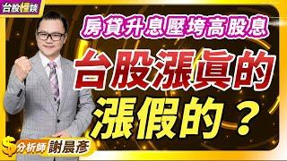 2024.09.24【房貸升息壓垮高股息 台股漲真的 漲假的？】 台股怪談 謝晨彥分析師