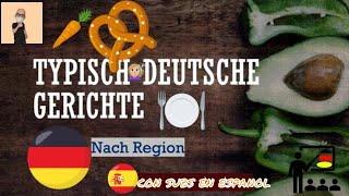 Typisch deutsche Gerichte nach Region | deutsche Currywurst Bayern Brezel Deutschland Essen