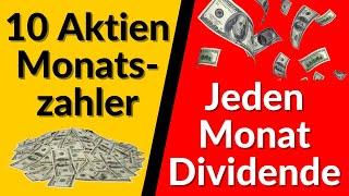 10 Aktien mit Monatlicher Dividende Teil 1 - Jeden Monat Dividende