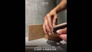 The first Personalized Wooden Door for iQos, at Wood Workers