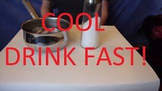 AMAZING! Fastest way to CHILL DRINK! (MUST SEE!)