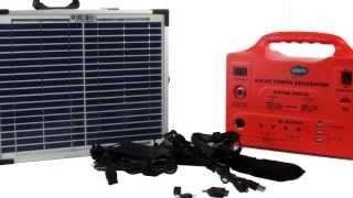 Concept Green SPS-1220W Solar Powered Generator with 2x10W Solar Panels