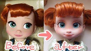 CUSTOM DOLL REPAINT2 _디즈니 베이비돌 안나 리페인팅 | WAY A