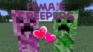 Minecraft: Mod Tanıtımı - Female Creepers! [TÜRKÇE]