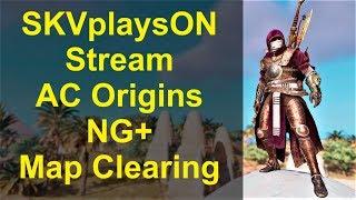 SKVplaysON - AC Origins, Still Not Done With NG+ Map, [ENGLISH] PC Gameplay