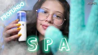 ‍️ASMR  SPA RELAJANTE : Humidificador + Limpieza facial + MASAJE facial -- Vivalen ASMR