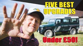 5 BEST Land Rover Defender Upgrades UNDER £50!