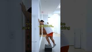 Improve your hip flexion mobility with this step down variation #hipmobility #hiprehab #hippain