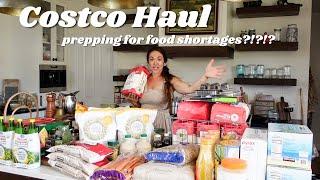 Costco haul, preparing for winter & food shortages, chatting about preparedness