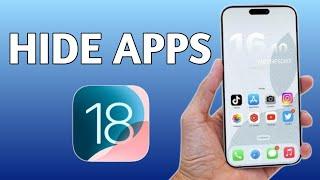 How To Hide Apps On iOS 18 || How To Lock Apps On iPhone iOS 18 ||