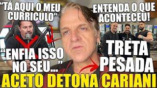 TRETA! ACETO DETONA CARIANI E CLIMA ESQUENTA APÓS RAMON DINO SER ACONSELHADO A TROCAR DE COACH