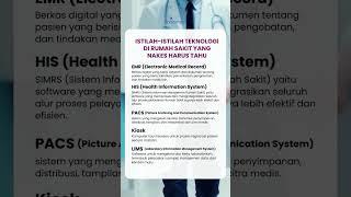 JADI NAKES JANGAN GAPTEK, Digitalisasi Merambah Dunia Medis #SIMRS  #transformasidigital