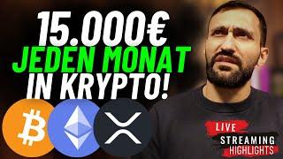 Er investiert 15.000€ jeden Monat in Krypto!