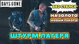 БЕЗ СТЕЛСА! НОВЫЙ РЕКОРД! ЗОЛОТО! Испытание Штурма Лагеря! Days Gone(Жизнь После)!