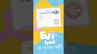 Baby Evie's Birth Certificate  #PeppaPig #Shorts