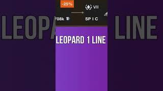 LEOPARD 1 LINE IN 41 Seconds World of Tanks Blitz #wotblitz #worldoftanksblitz #shorts #wotb