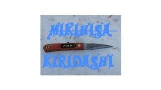 Mikihisa folding Kiridashi knife