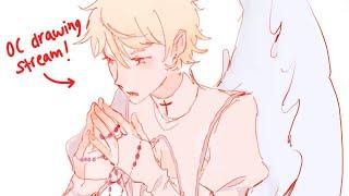 Drawing my Angel OC (again)