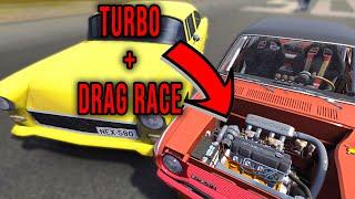 DRAG RACE WITH THE GT TURBOCHARGER - My Summer Car #252 | Radex