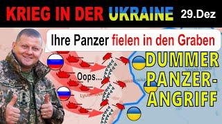 29.DEZEMBER: Peinlich - Russische Panzer KIPPEN beim Angriff UM & FALLEN IN DEN GRABEN