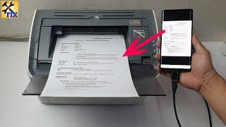 How To Print from any Android Smartphone - Connect a printer to Android via USB cable