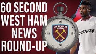 West Ham News & Transfers in 60 Seconds: Kudus to Spurs or Chelsea, Potters Tight Budget & More!
