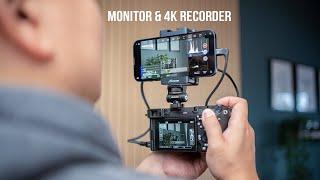 Use Your iPhone or iPad as a CAMERA MONITOR  & 4K RECORDER // Accsoon SeeMo 4K