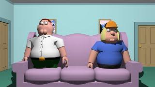 Peter Griffin Watches TV And Nothing Bad Happens