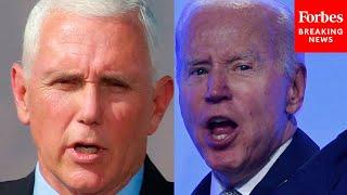 Mike Pence Castigates Biden Over High Fuel Prices