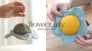 Beginner sewing project: flower toy