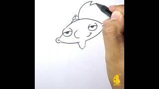 How to Draw Hey Arnold #Shorts