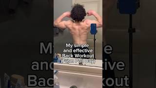 My Simple and Effective Back Workout (from pull day)