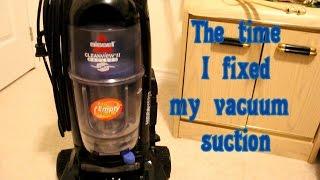 The time I fixed my Vacuum suction issues