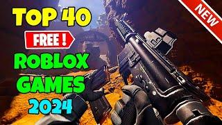 TOP 40 FREE ROBLOX Games you should play in 2024 (For Low End PC/Laptops)