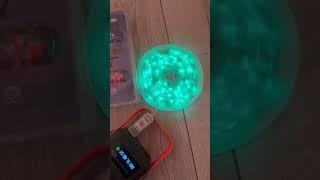 Светодиодная 100 LED лента Rgb 5050 10м 5v usb с пультом от power bank с мобильным приложением