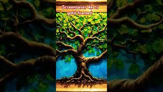 Screensaver 4k tv gold framed  vintage art #screensaver #painting #arttv #goldframe