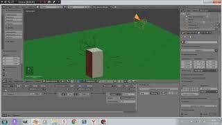 Blender 3d  Создаём игру, # 5 - Камеры от 1 и 3 лица, управление персонажем при помощи свойств.