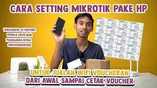 Setting Mikrotik Cuman Pakai HP Android Saja, PENJELASAN LENGKAP [ PEMULA ]