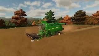 HARVESTING A NEW CROP ON THE FARM   | Gatehead Farm 22 | Farming Simulator 22 - ep 9