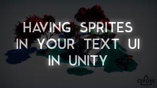 How to add images in your text inside Unity with Textmesh pro