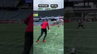 Penalty challenge with Djordje Petrović  @nerevolution