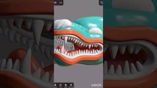 Nomad Sculpt | Как сделать 3д голову дракона | 3d dragon #shorts