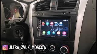 Datsun OnDo - магнитола 2 Din и универсальная камера с защитной шторкой