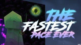 The FASTEST Pace Ever in Minecraft Speedrunning History