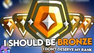 This GOLD Has Really BAD AIM and Says He Deserves BRONZE... (His Gameplay will SHOCK YOU)