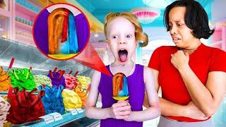 GIRL Tries TAKIS POPSICLE, Trendy TREAT | D.C.’s Family