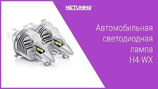 Комплект светодиодных ламп H4-WX NeTuning для ближнего и дальнего света, цоколь P43t