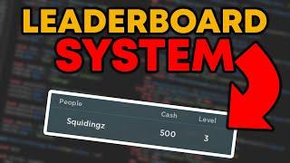 How to Make a LEADERBOARD in Roblox Studio - Scripting Tutorial