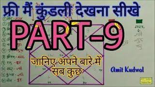 Kundli kaise dekhe PART-9 कुंडली विज्ञान है आपके जीवन की किताब जानिए भूत, भविष्य, वर्तमान