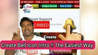 How to make Subscribe & Bell icon Intro!! Easiest step by step Tutorial